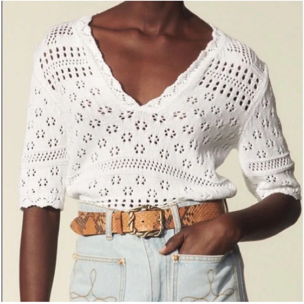Sandro Knitted Top size 1
